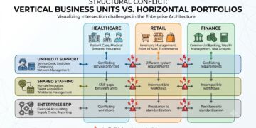 vertical business units vs horizontal portfolios